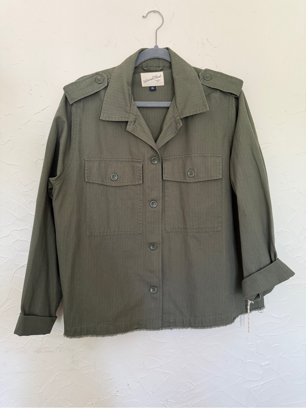 Universal Thread Shacket 100% Cotton. Utility Military Style Size XXL